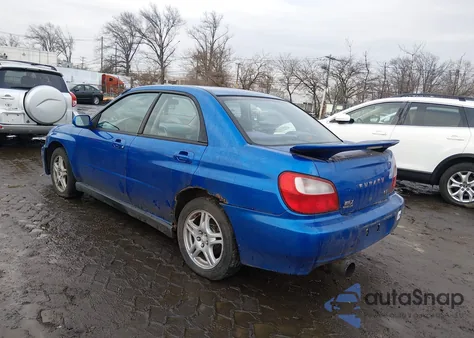 2002 Subaru Impreza Wrx z USA, uszkodzony, nr VIN JF1GD29682G521344